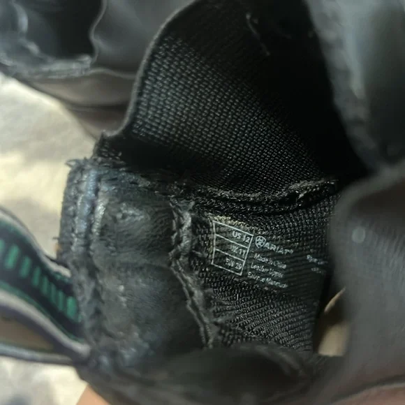 ARIAT kids HERITAGE IV ZIP PADDOCK ENGLISH RIDING BOOTS size 12 - Picture 6 of 8